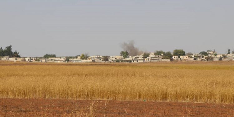 Dewleta Tirk bombe li gundekî Şerayê barand