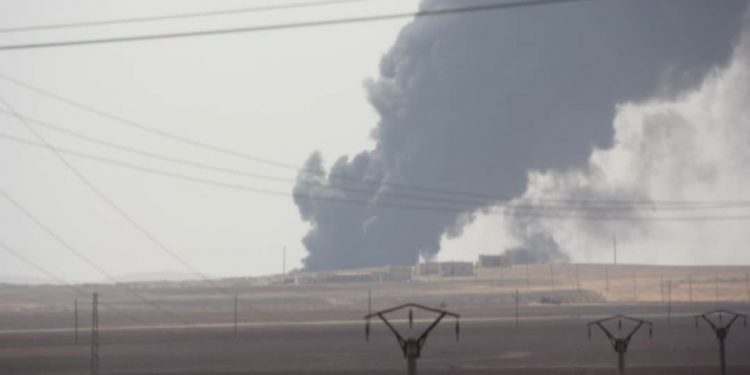 Li Eyn Îsayê di navbera çeteyên Tirk û rejîma Şamê de şer qewimî