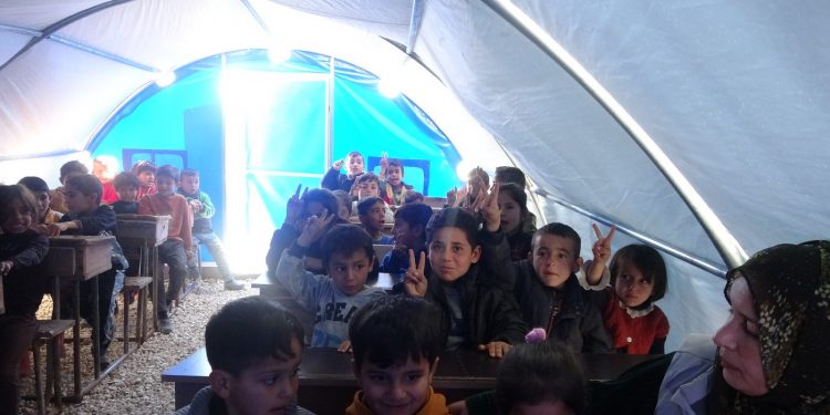 TAYBET – Li kampa Waşokanî Zarokên ji Serêkaniyê dest bi perwerdeyê kirin