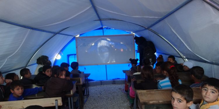 TAYBET – Li kampa Waşokanî Zarokên ji Serêkaniyê dest bi perwerdeyê kirin