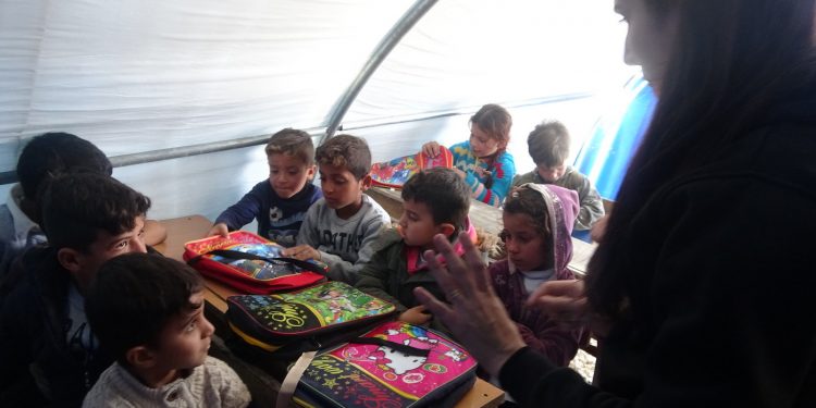 TAYBET – Li kampa Waşokanî Zarokên ji Serêkaniyê dest bi perwerdeyê kirin