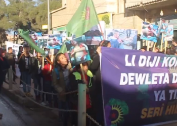 Jinên Ciwan li dijî dagirkeriya dewleta Tirk daketin qadan