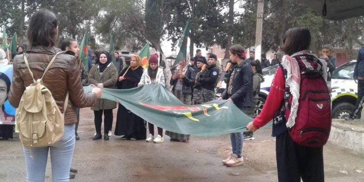 Li Bakur û Rojhilatê Sûriyê xwepêşandanên piştevaniya YPJ’ê