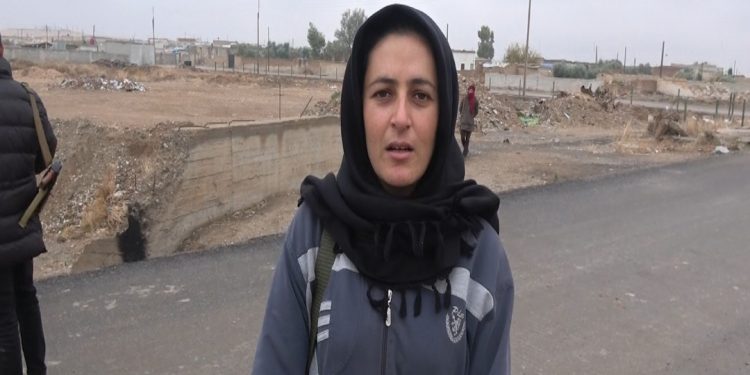 Ciwanên Şoreşger li Eyn Îsa di çeperên berxwedanê de cih digrin