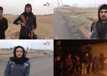 Ciwanên Şoreşger li Eyn Îsa di çeperên berxwedanê de cih digrin