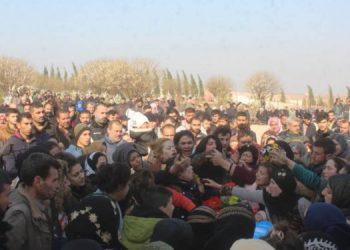 Şehîd Ayaz Omer li Dirbêsiyê bi merasîmekê veşartin