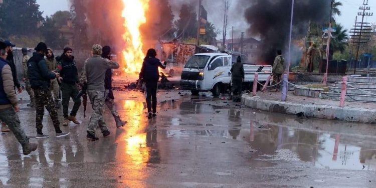 Li Serêkaniyê li ser hev du teqîn çêbû