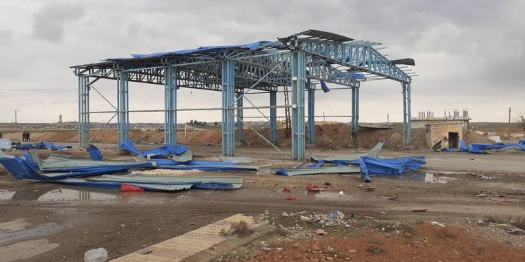 Balafirên keşfê yê dagirkeriya tirk li cihê asayîşa Eyn Îsayê dan