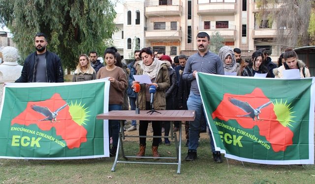 Encûmena Ciwanên Kurd li Rojavayê Kurdistanê banga yekrêziya kurdî kirin