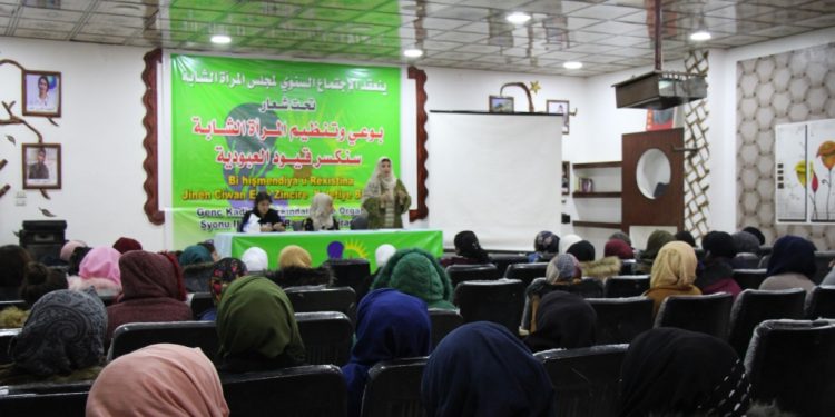 Jinên Ciwan ên Minbicê civîna xwe ya salane lidar xist