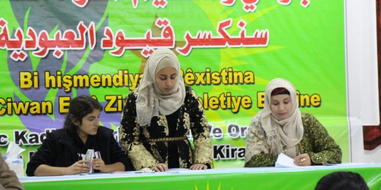 Jinên Ciwan ên Minbicê civîna xwe ya salane lidar xist