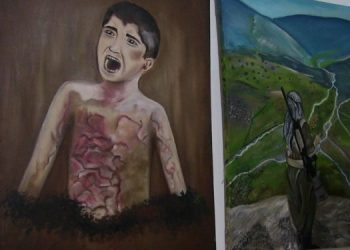 Li Helebê Ciwanên Şoreşger pêşangeheke wêneyan vekir