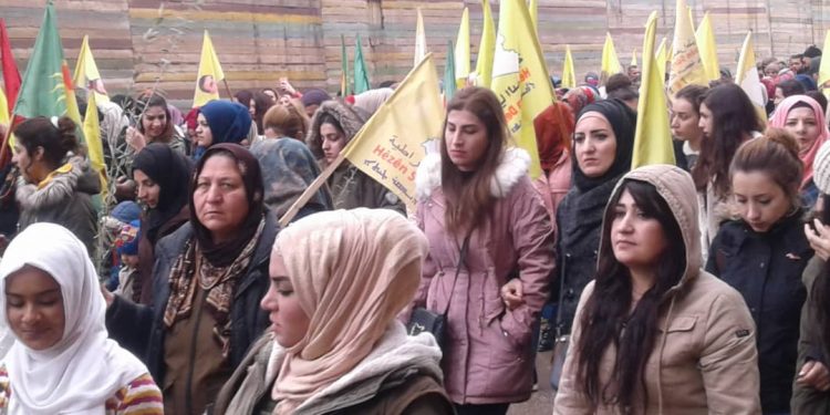 Gelê herêma Cizîrê dagirkeriya li ser Efrînê şermezar kirin