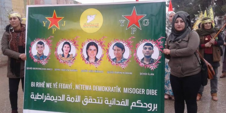 Gelê herêma Cizîrê dagirkeriya li ser Efrînê şermezar kirin