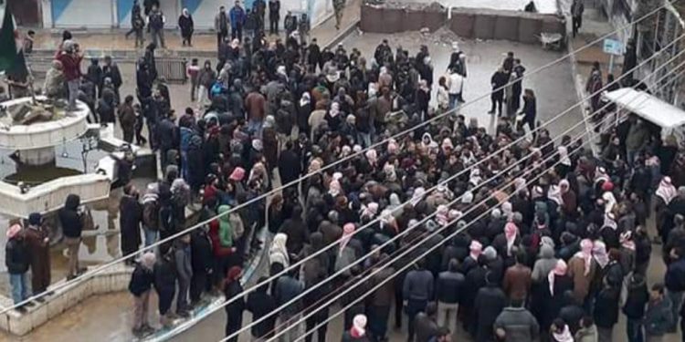 Şêniyên Girê Spî li dijî çeteyên dewleta Tirk a dagirker çalakî kirin