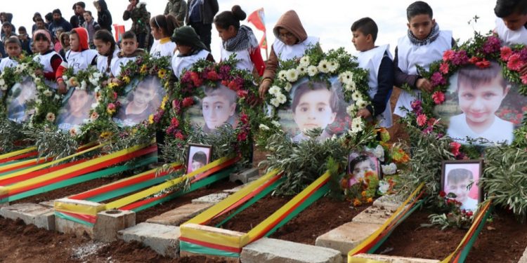 Ji bo şehîdên Til Rifatê meşek hate lidarxistin