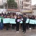 Xwendekarên Efrînî bi çalakiyekê dagirkerî protesto kirin
