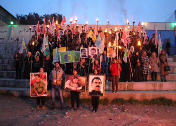 Ciwanên Minbicê banga eşkerkirina rewşa Rêberê Gelan Abdullah Ocalan kirin