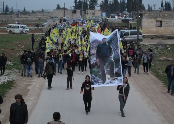 Li Şehbayê ciwan ji bo Rêberê Gelan Abdullah Ocalan daketin qadan
