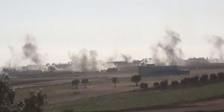 Dewleta Tirk a dagirker bombardûmaneke giran li Şehba û Efrînê dike