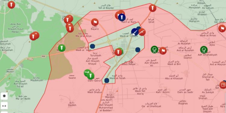 Artêşa Sûriyeyê dor li Seraqîbê girt, leşkerên Tirk dorpeçkirî ne