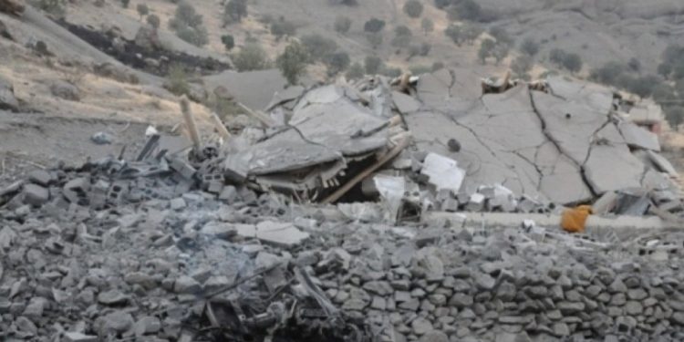 Balafirên şer ên dagirkeriya dewleta Tirk li sivîlan da: Kesek şehîd bû