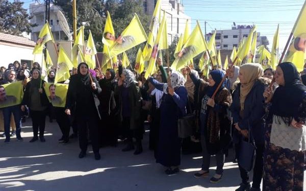 Gelê Rojava ji bo Rêberê Gelan Abdullah Ocalan daketin qadan