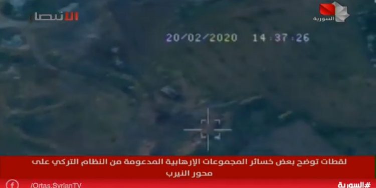 Balafirên şer ên Rûsya li artêşa Tirk a dagirker û çeteyên wê da