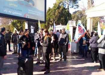 Li Silêmaniyê bi sedan kes ji bo agahî ji rewşa Ocalan bigrin dest bi meşê kirin