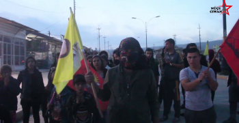 Ciwanên Şengalê li dijî şewata li Îmraliyê meşek li darxistin