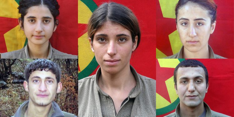 HPG’ê 5 gerîlayên li Xakurkê şehîd bûn bi bîr anî