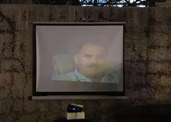 Li koleneke Silêmaniyê têkildarî Rêberê Gelan Abdullah Ocalan sînevîzyonek hate nîşandan