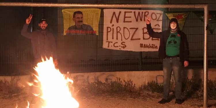 Ciwanan li gelek navendên Ewrûpayê Newrozê pîroz kir