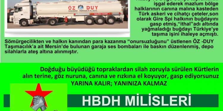 LEZGÎN – HBDH’ê li dijî şîrketeke nêzî mêtingeran çalakî li dar xist