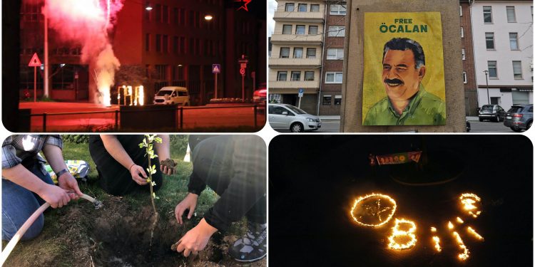 Li gelek bajarên Elmanyayê pîrozbahiyên 4’ê Nîsanê