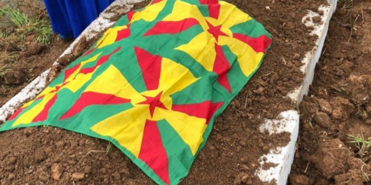 Cenazeyê gerîlayê HPG’ê şehîd Egîd Îpek hate veşartin