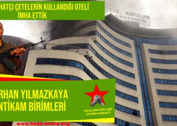 LEZGÎN – HBDH’ê çalakiya li otela bi navê Anatolîon a li Dîlokê li xwe girt