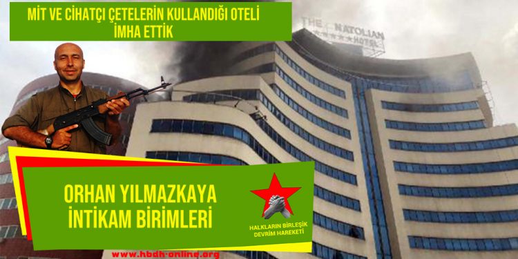 LEZGÎN – HBDH’ê çalakiya li otela bi navê Anatolîon a li Dîlokê li xwe girt