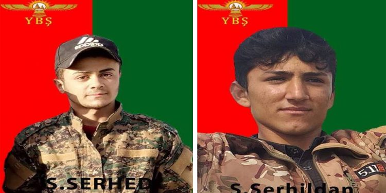 YBŞ’ê nasnameya 2 Şervanên xwe ên ku li Şengalê Şehîd bûbûn eşkere kir