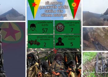 FLAŞ – Gerîla di meha Nîsanê de derbên giran li artêşa tirk a dagirker xist: 69 mirî