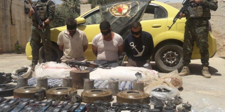 Yekîneyên Antî-Terorê li Dêrazorê şaneyek veşartî ya DAIŞ‘ê girt