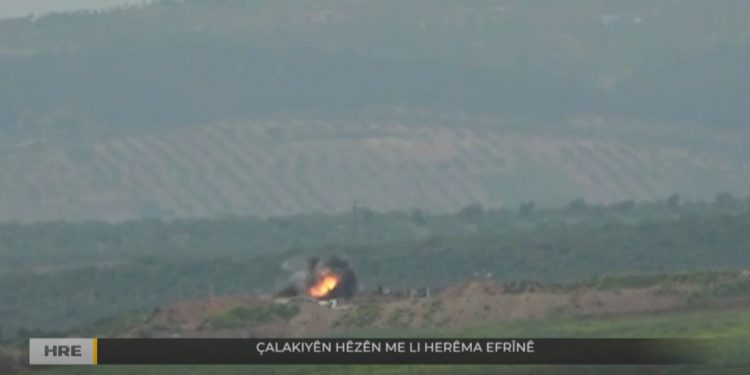 LEZGÎN – HRE: Li Efrînê 4 dagirker hatin kuştin