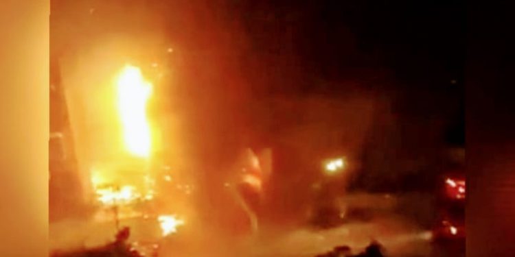 LEZGÎN – Yekîneyên tolhildanê agir bi îstasyona bazê xistin