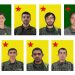 YPG’ê nasnameya 9 Şervanên ku di 2015’an de Şehîd ketine eşkere kir