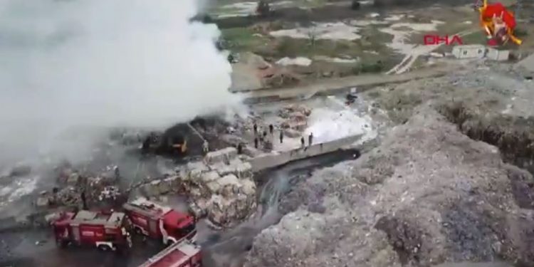 LEZGÎN – Ji Înîsîyatîfa Zarokên Agir çalakî: 2 fabrîqe hatin şewitandin