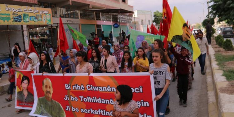 “Bi rihê Ciwanên Apocî, ji bo Tolhildanê bimeşin, ji bo Serkeftinê şer bikin”