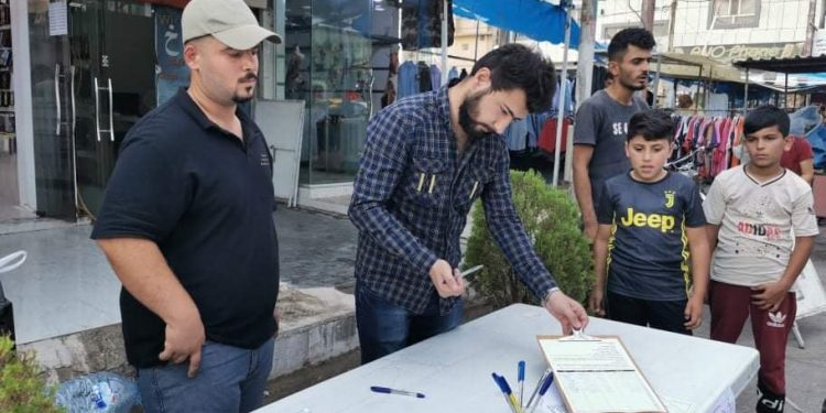 Dijî dagirkeriya tirk kampanyaya îmzeyan didome