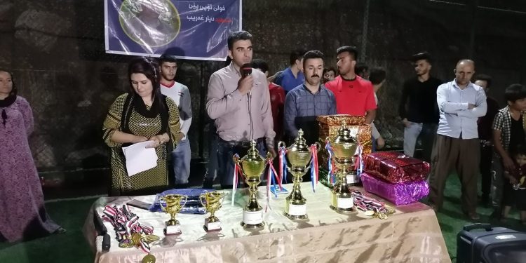 Turnuvaya futbolê a ciwanên Binarê Qendîlê bi dawî bû
