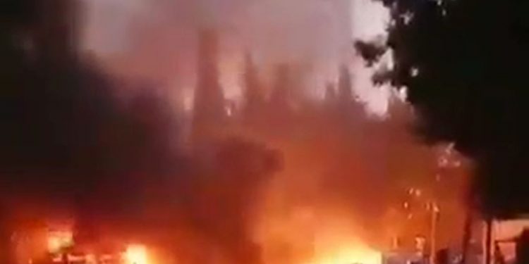 Li Girê Spî teqînek mezin pêk hat