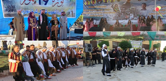 Salvegera Şoreşê li Bakur û Rojhilatê Sûriyeyê bi coş hate pîrozkirin